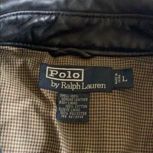 Polo leather jacket